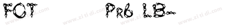 FOT 筑紫新聞明朝 Pr6 LB字体转换